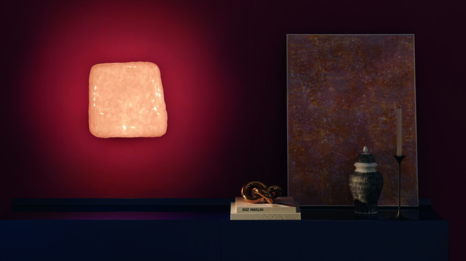 LIGHTSUM サイン ポラロイド ジアン Wax, Stone, Light - Wall lamp | Linde Freya Tangelder